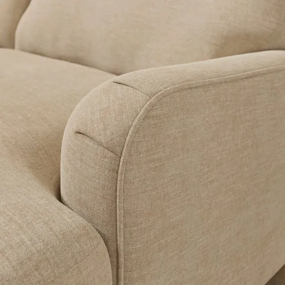 Arthur Linen Chenille 3 Seater Sofa 3