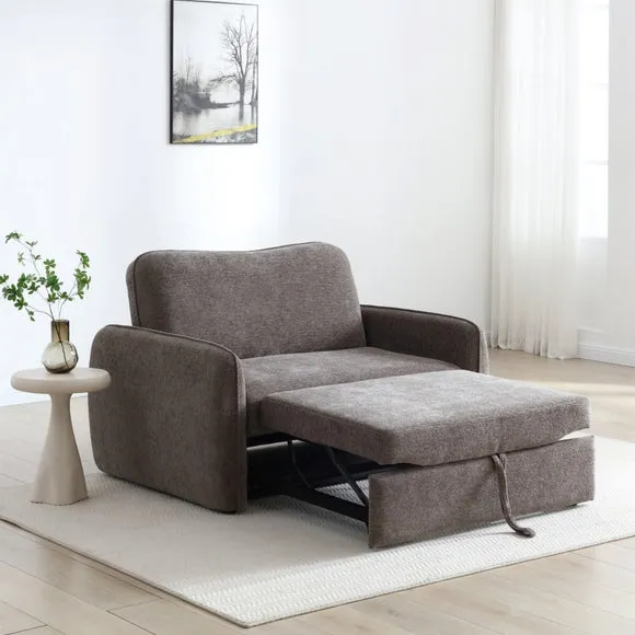 Cayla Chenille Small Double Pop Up Sofa Bed 3