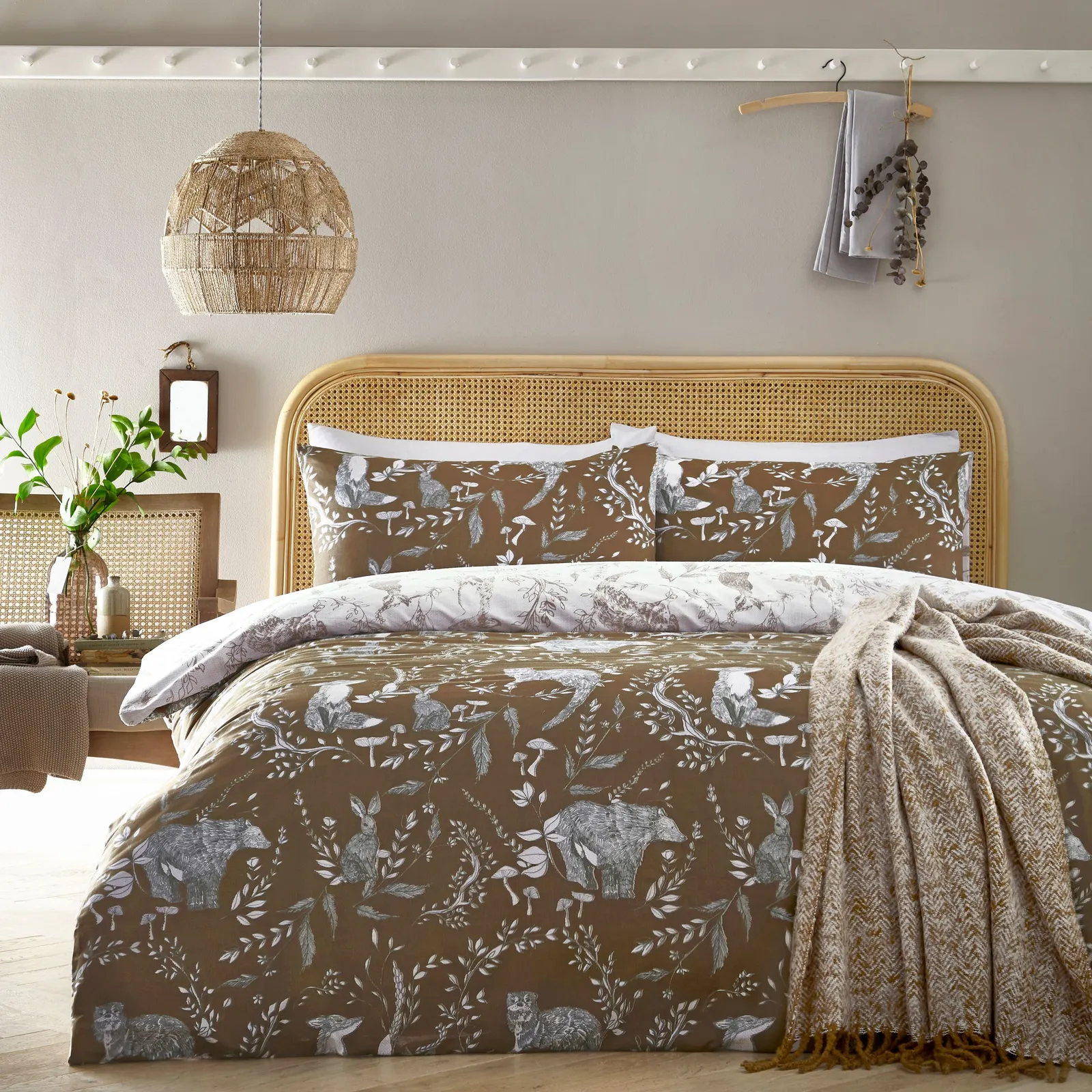 Furn Buckthorn Duvet Cover Set in Amber