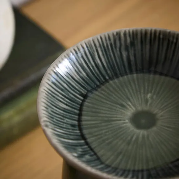 Mushroom Reactive Glaze Ceramic Oil Burner 2
