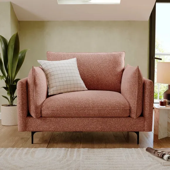 Ruby Fleck Chenille Snuggle Chair