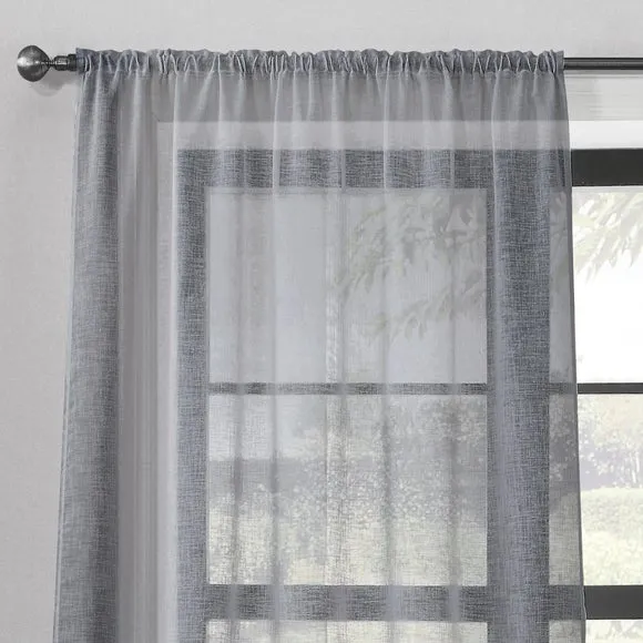 Recycled Polyester Slot Top Single Voile Panel 1
