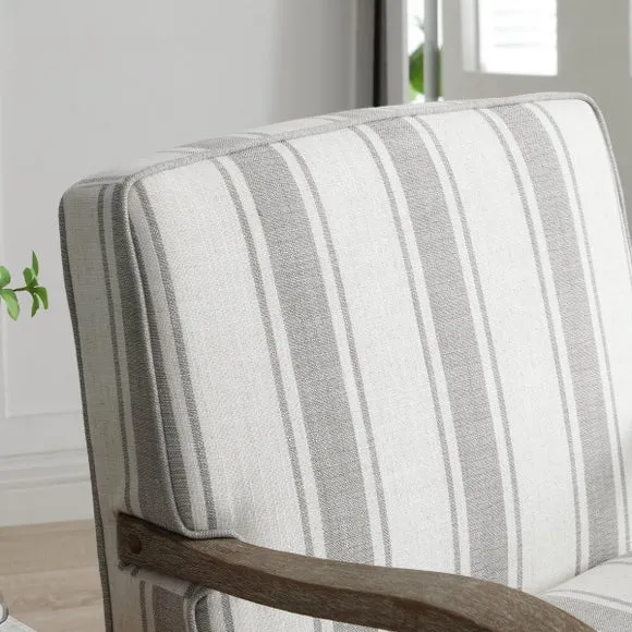 Esme Linen Stripe Chair 3