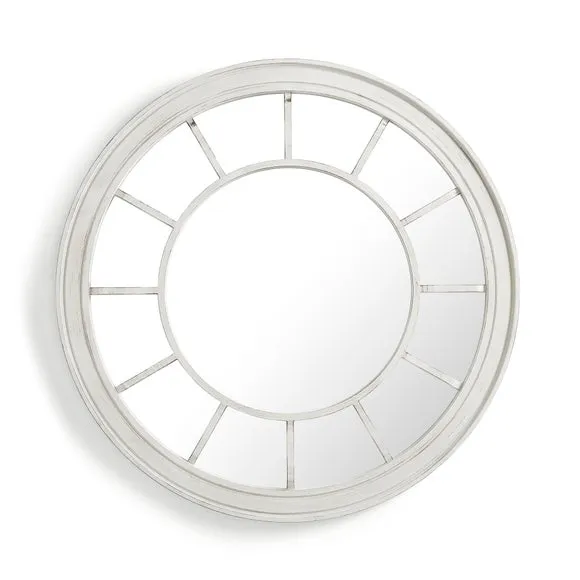 Country Window Round Wall Mirror 3