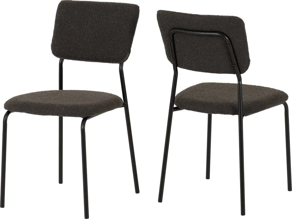 Seconique Marlow & Sheldon Dining Set in Grey 6