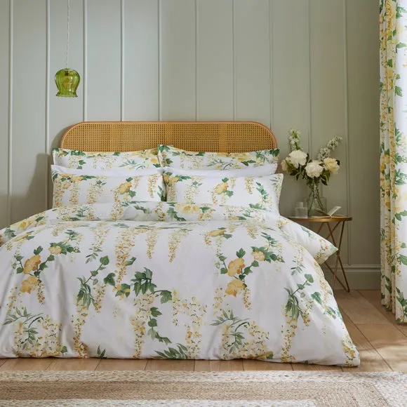 Hidcote Peonies Polycotton Duvet Cover & Pillowcase Set 3