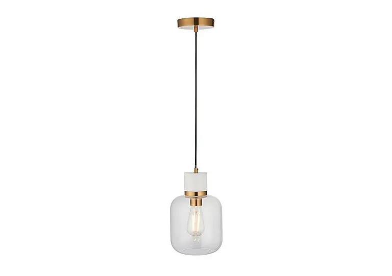 Travi 1 Light Ceiling Pendant - White - Home Accessories - In Time for Christmas