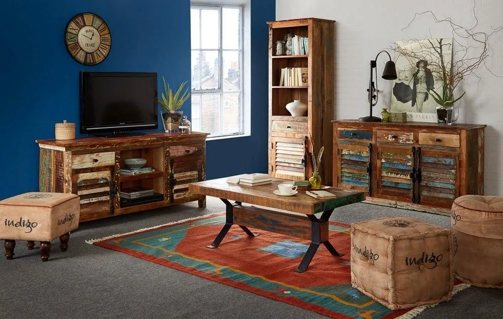 IH Design Ted Reclaimed Boat TV Media Unit in Brown 5