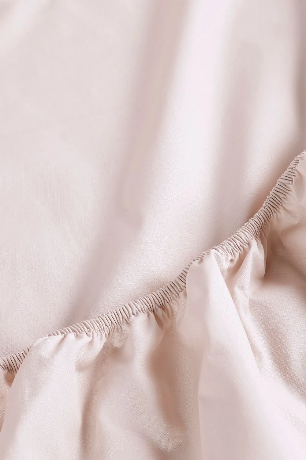 CHRISTY Pure Cotton Percale Fitted Sheets in Pink 3