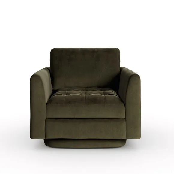 Max Velvet Swivel Chair 6