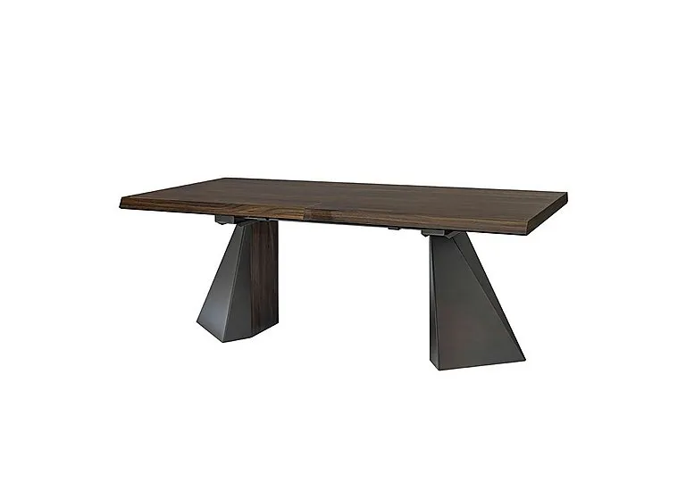 Palazzo Tent Base Extending Dining Table - 160-cm - Dark Walnut
