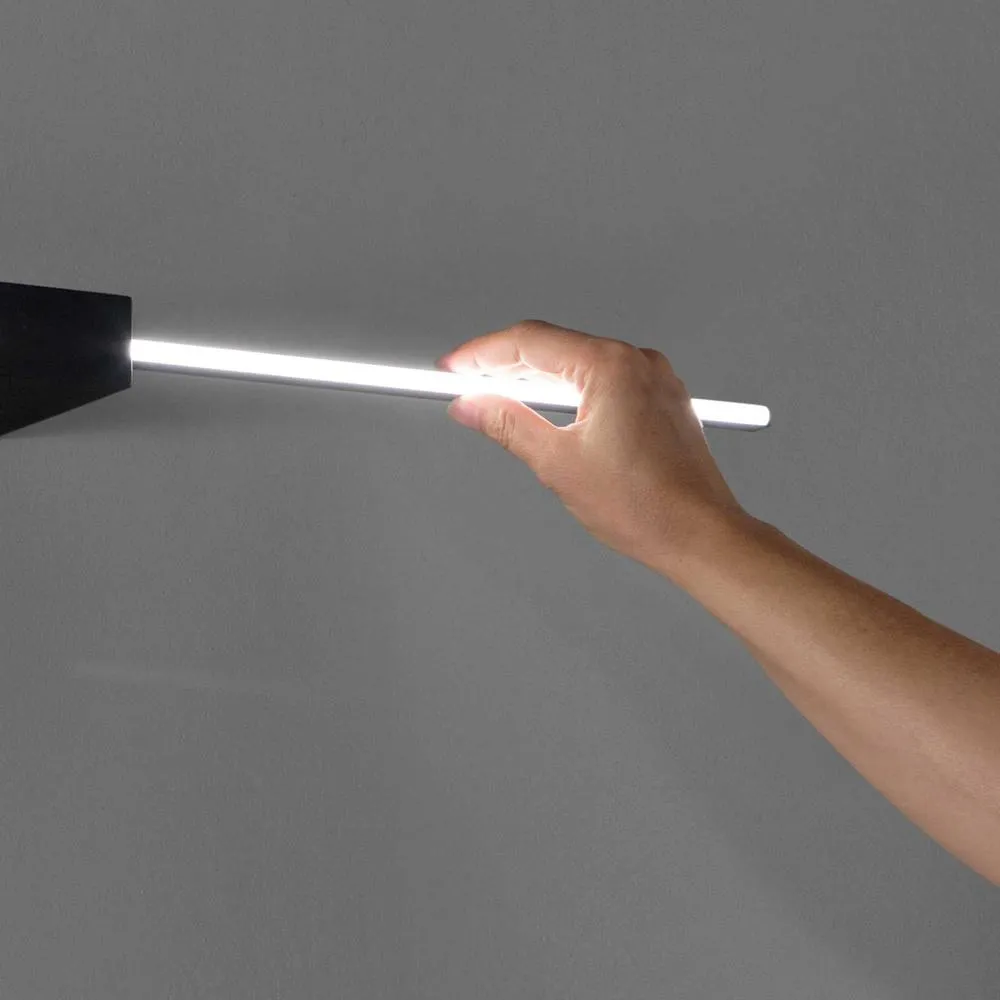 Netlighting Theo 2 Light Integrated LED Wall Lamp Black 1350Lm 3000K 2