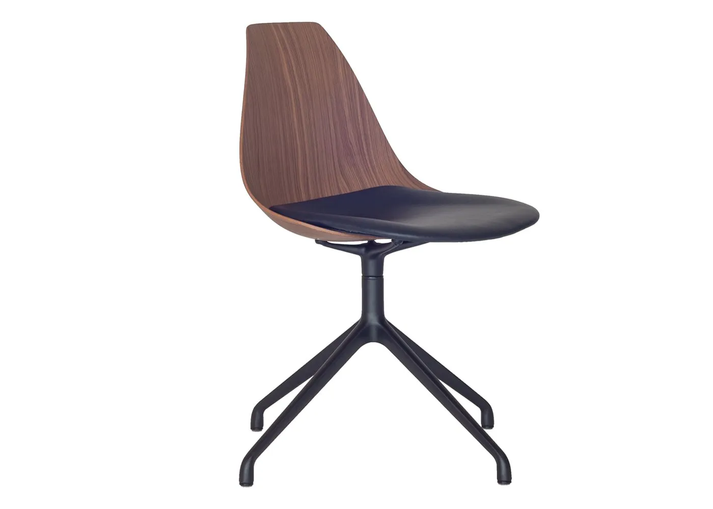 Case Ziba Chair Oak Veneer Dark Grey Seat Pad