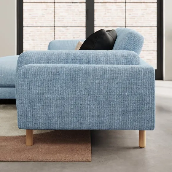 Newton Chunky Tonal Weave Corner Chaise 2