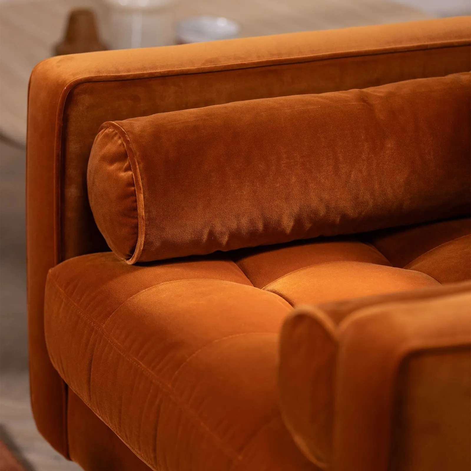 Hemingway Armchair, Orange Velvet | Barker & Stonehouse 4