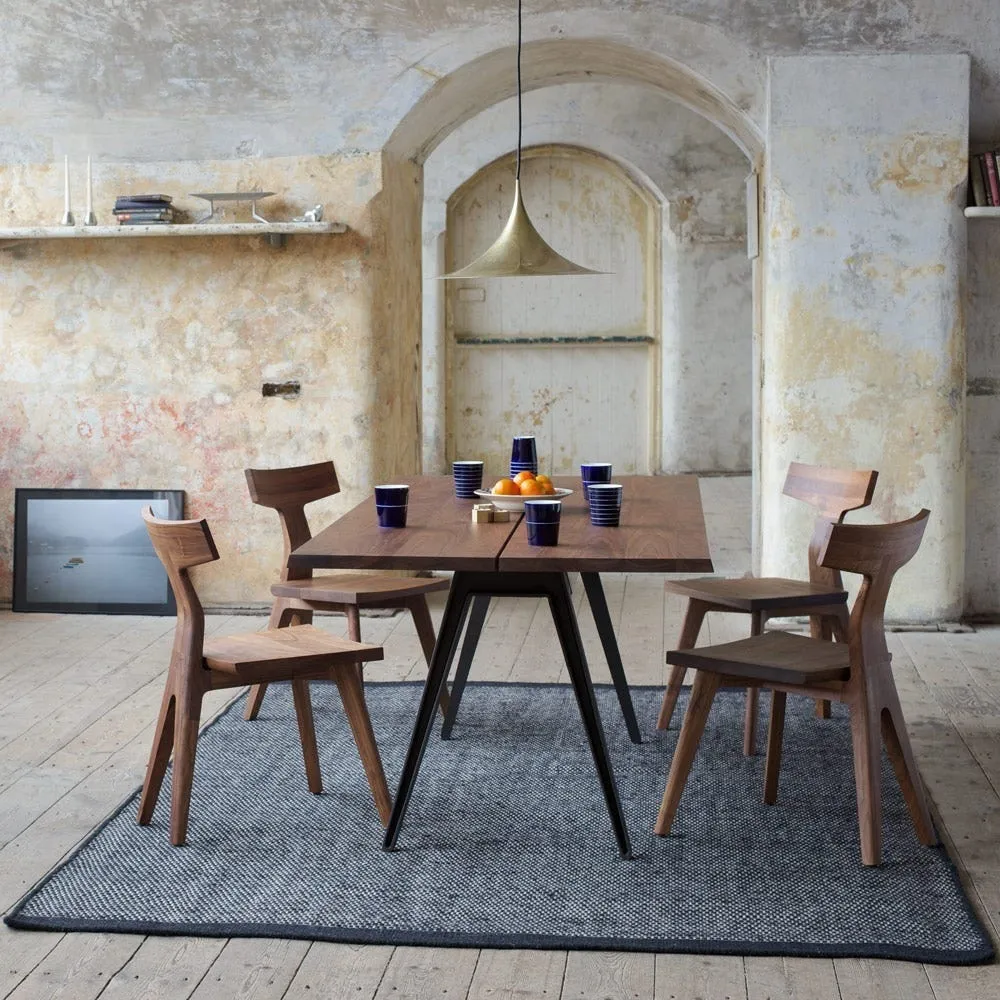 De La Espada Welles Large Dining Table Black Oiled Ash 240cm 4