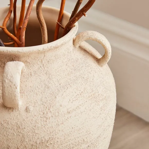 Textured Ceramic Urn Vase 2