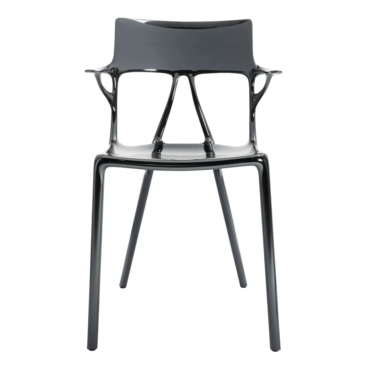 Kartell A.I Metal Chair, Titanium