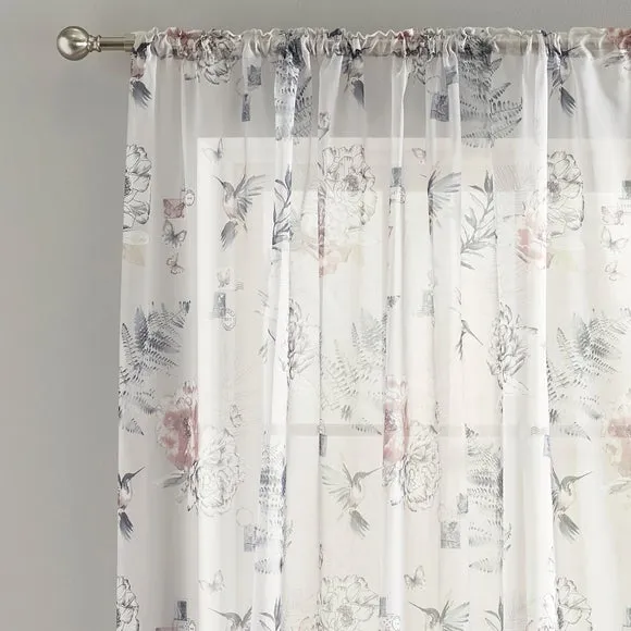 Heavenly Hummingbird Slot Top Single Voile Panel 1
