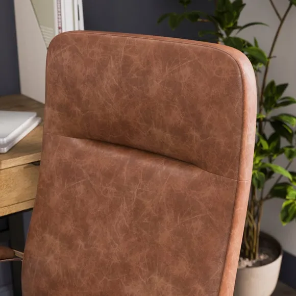 Alderton Faux Leather Office Chair 3