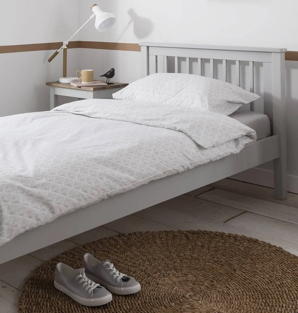 Nöa and Nani Hampshire Single Bed Frame in Silk Grey 6