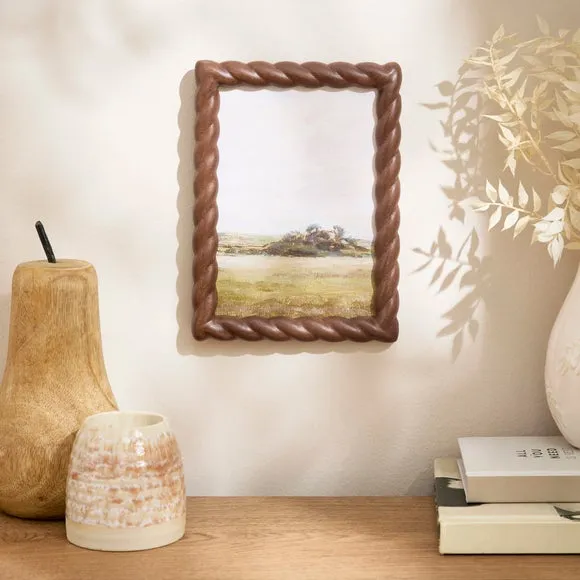 Lucia Twisted Wood Photo Frame 1