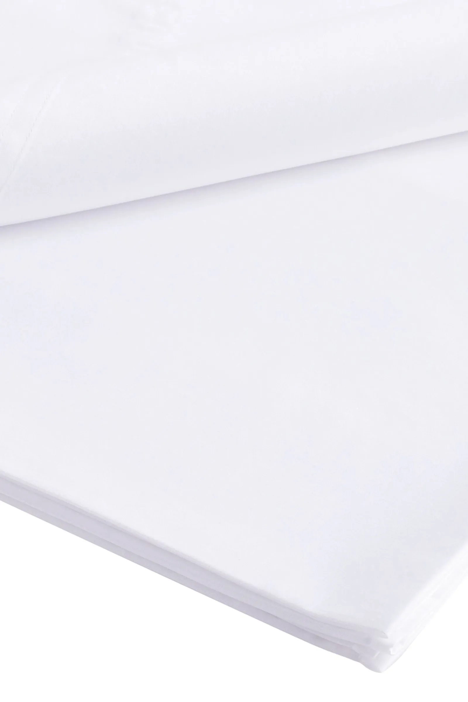 Bianca Luxury 800 Thread Count Cotton Sateen Flat Sheet in White