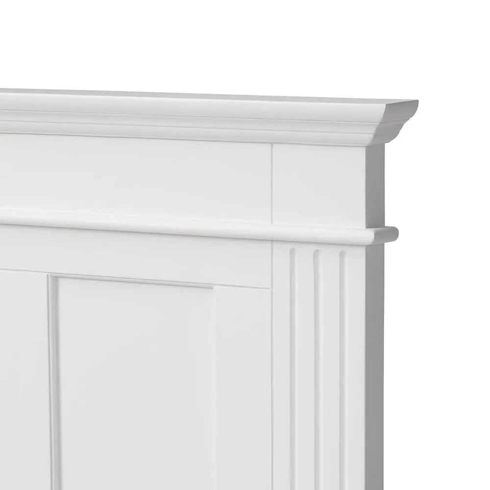 Statement Furniture Gainsborough White Wooden King Size Bed Frame 5ft Hamptons Style 4