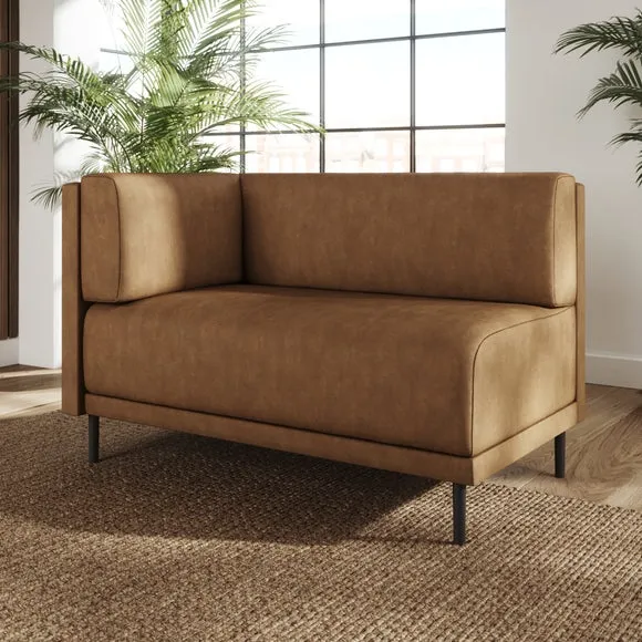 Mae Corner Dining Bench, Faux Leather 2