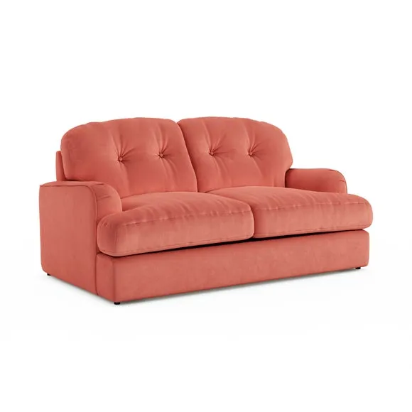 Martha Matte Plush Velvet 2 Seater Double Sofa Bed 6