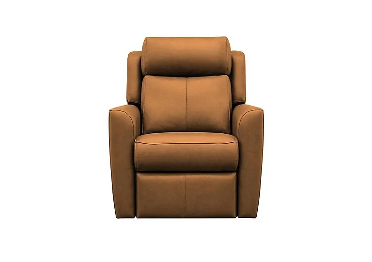 Wren NC Leather Power Recliner Chair with Power Headrest and Power Lumbar - Cambridge Tan