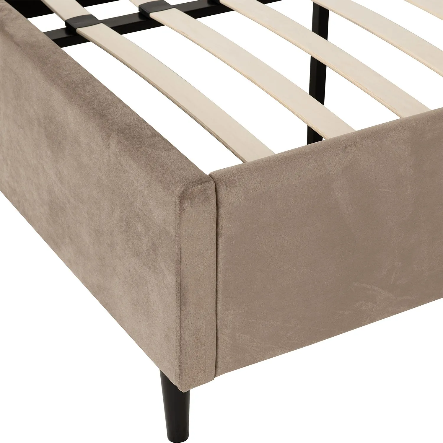 Seconique Maine 4'6" (Double) Bed in Taupe 5