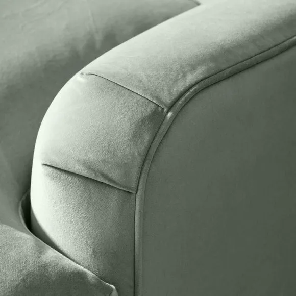 Martha Vintage Velvet Corner Chaise 6