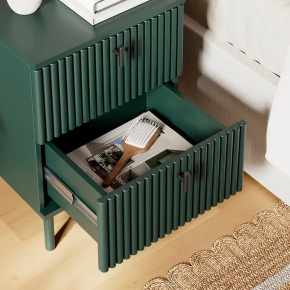 Elsie 2 Drawer Bedside Table 3