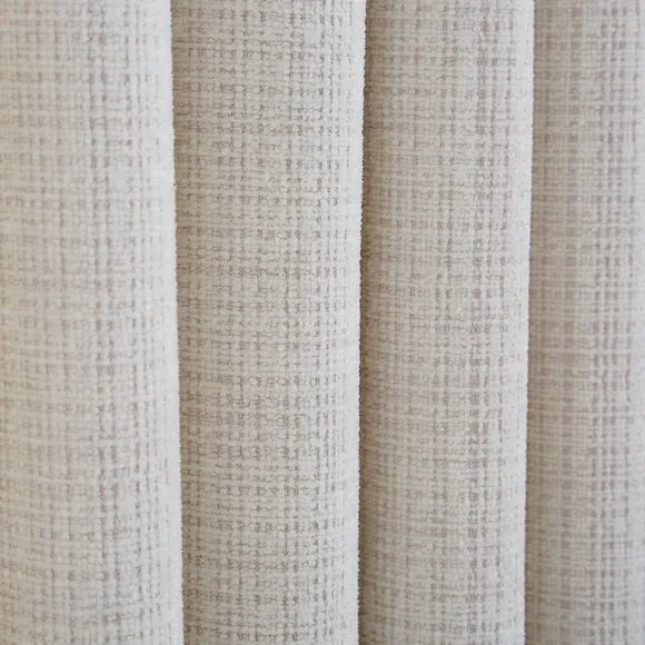 Cashton Chenille Heavyweight Eyelet Curtains 3
