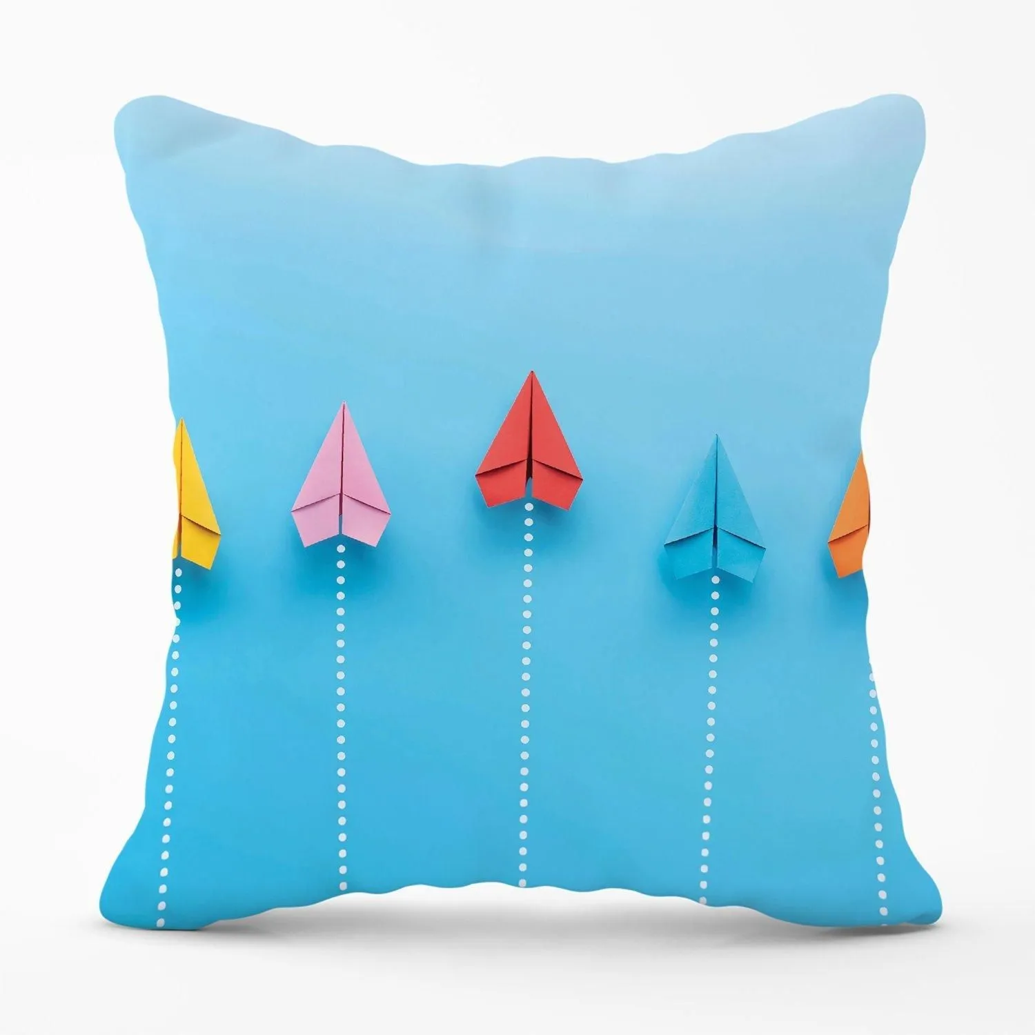 Warren Reed - Designer Paper Aeroplanes Outdoor Cushion