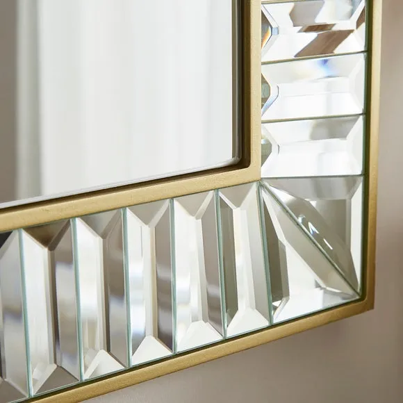 Audra Arched Bevelled Overmantel Wall Mirror 2