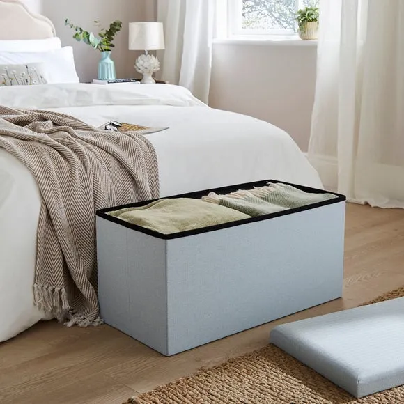 Herringbone Rectangle Ottoman 2