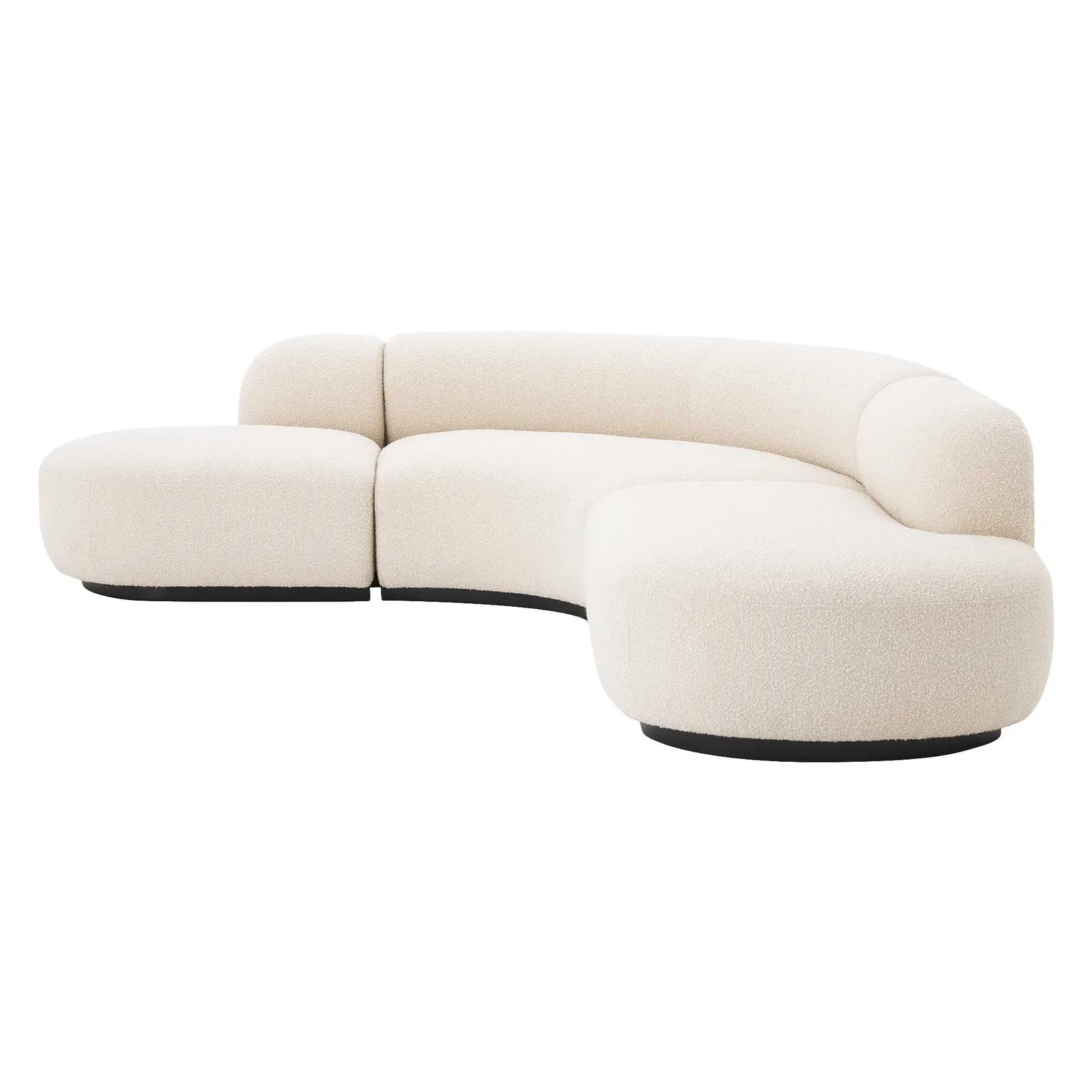 Eichholtz Bjorn Large Modular Sofa, Neutral Boucle | Barker & Stonehouse 3