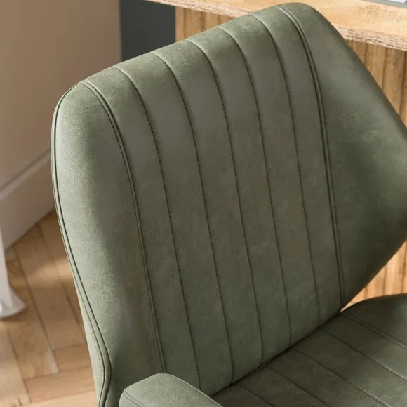 Clement Faux Leather Office Chair 3
