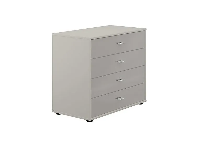 Santa Cruz 80cm 4 Drawer Chest - Grey