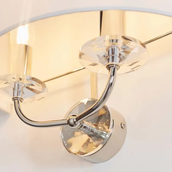 Vogue Katarina Crystal 2 Light Wall Light 5