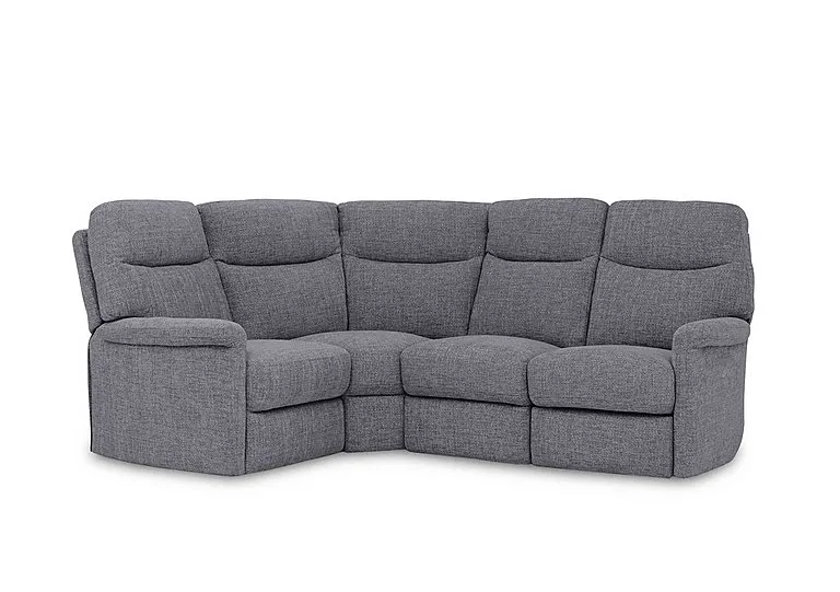 Compact Collection Lille Fabric Left Hand Facing Corner Sofa - Ash