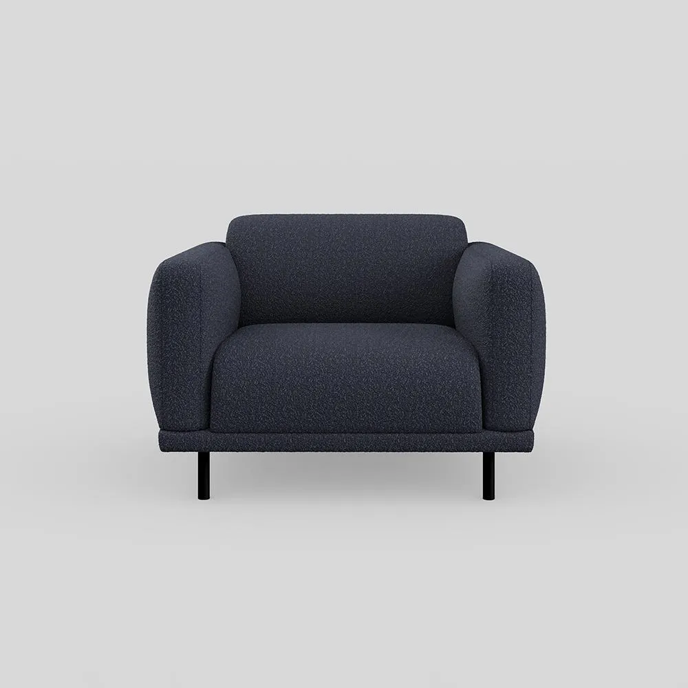 Heal's Harri Armchair Boucle Indigo