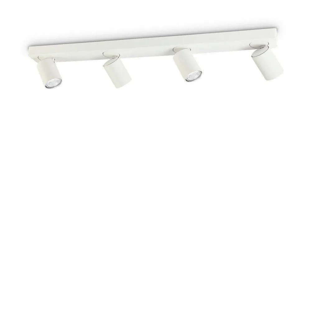 Netlighting Rudy Indoor 4 Lights Ceiling Spotlight Lamp White GU10