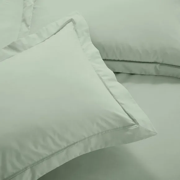 Dorma Crisp & Fresh 400 Thread Count Egyptian Cotton Percale Oxford Pillowcase 1