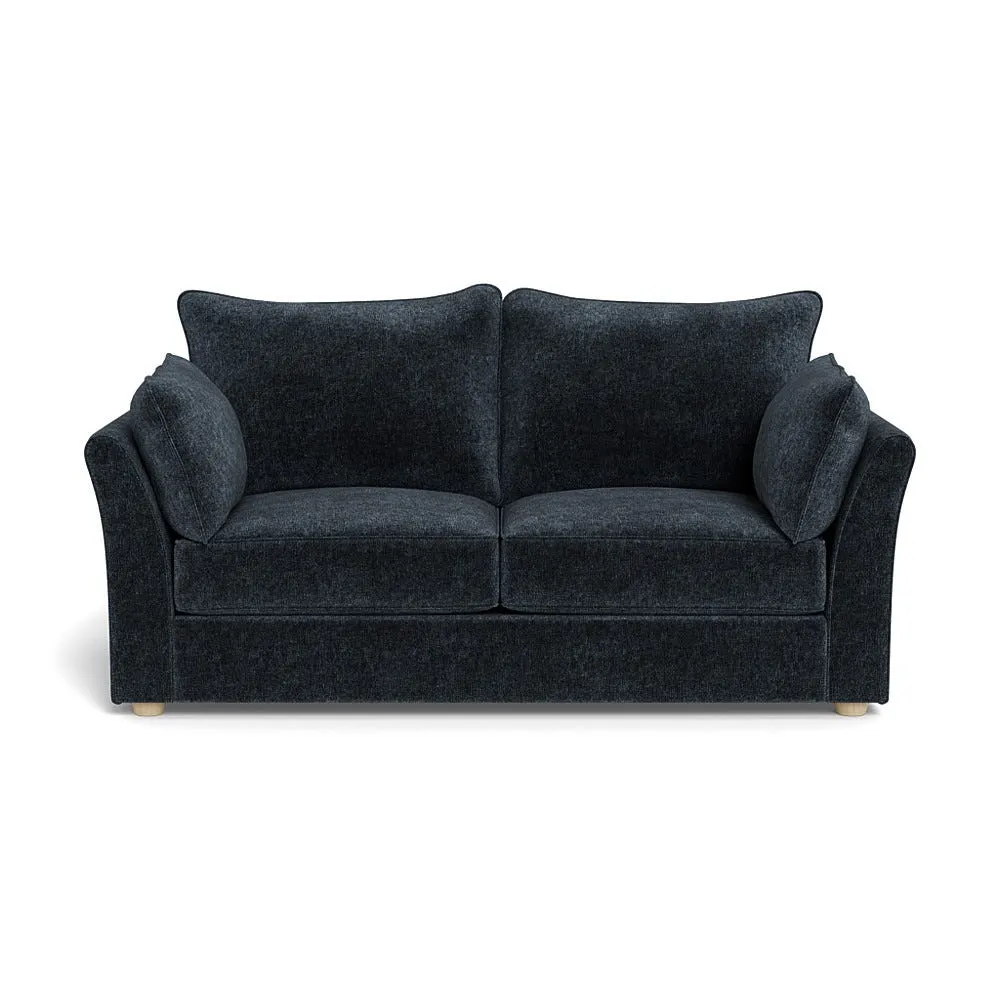 Heal's Tailor 3 Seater Sofa Boucle Velvet Space Natural Beech Feet 1