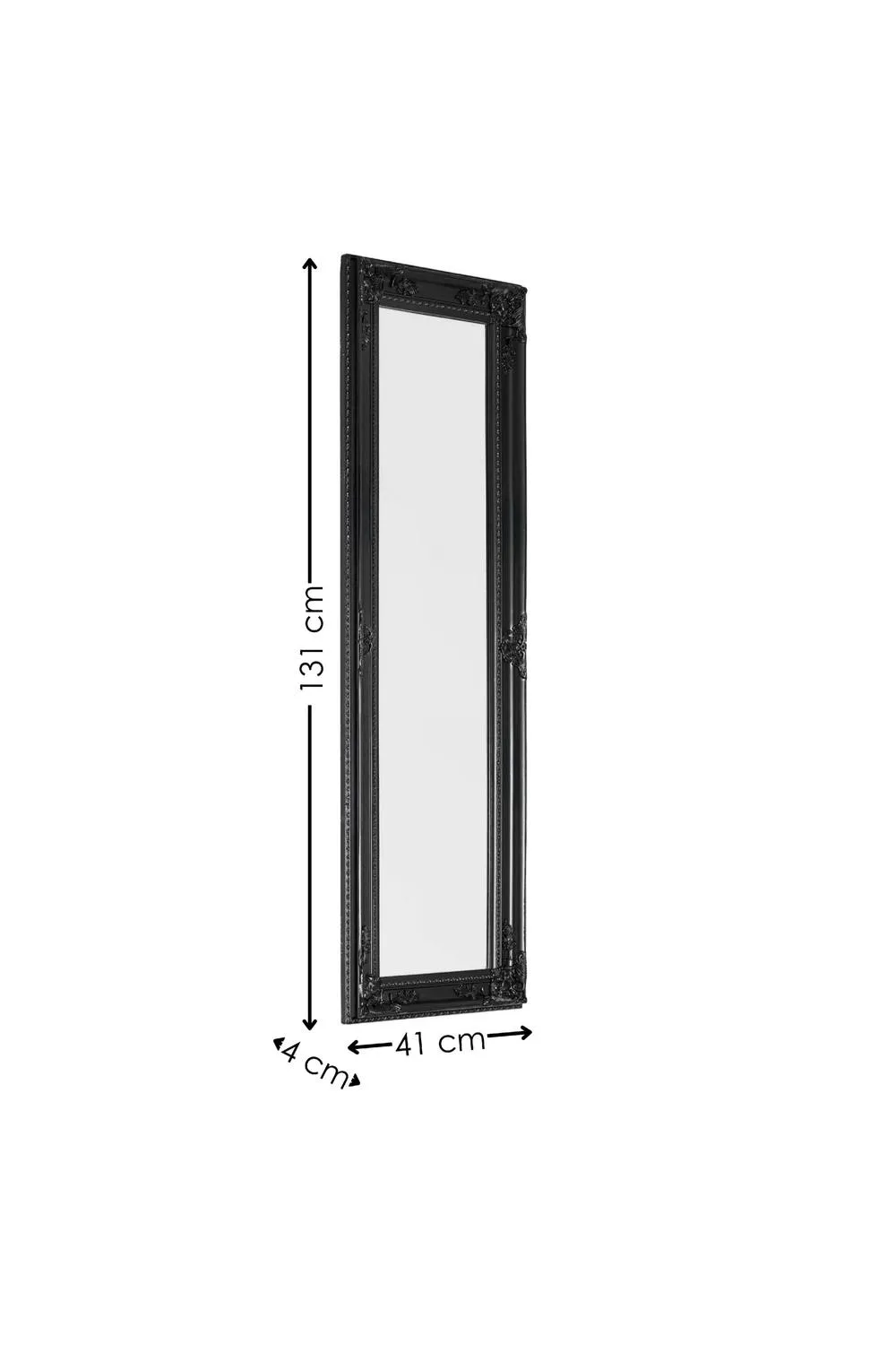 Julian Bowen Palais Dressing Mirror in Black 6