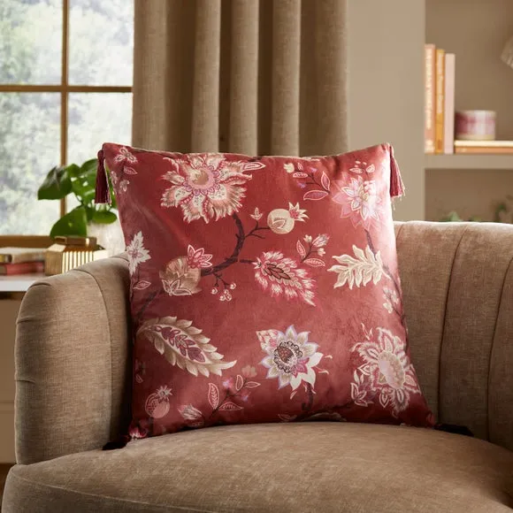 Jacobean Printed Square Cushion Cover 1