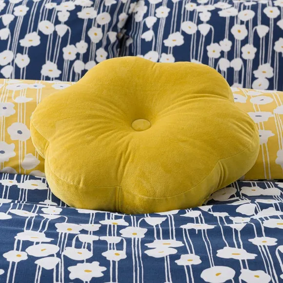 Flower Velvet Cushion